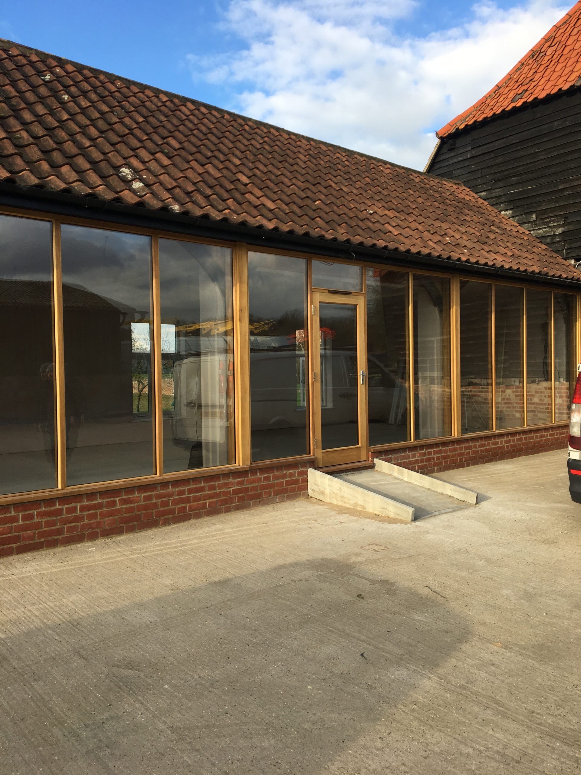 Office Conversion: Timber Casement Windows & Fixed Screens, Essex